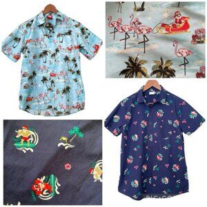 Vintage Hawaiian Maxi Tank Slits Dress Sunset Beach Tropical Party Spaghetti M